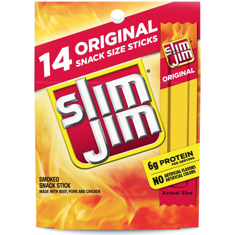 Slim Jim Smoked Snack Stick (14 ct)