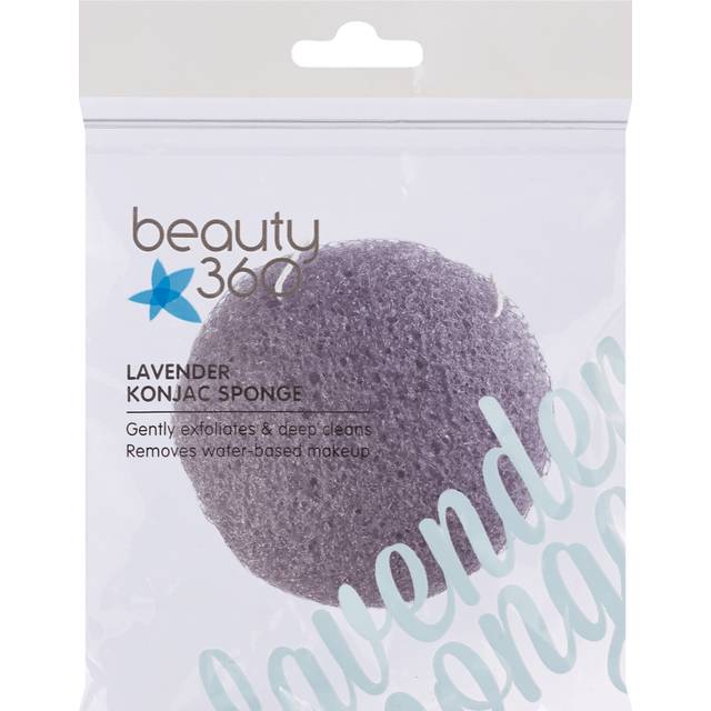 Beauty 360 Konjac Sponge, Lavender