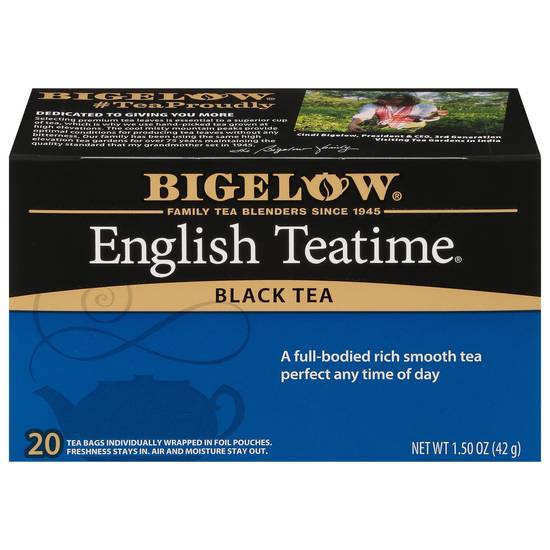 Bigelow English Teatime Black Tea Bags (20 ct)