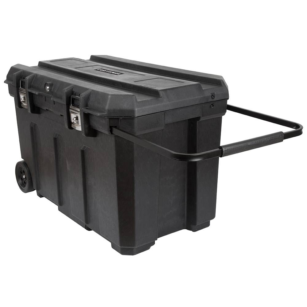 CRAFTSMAN 37-in W x 23-in H x 23-in D Black Plastic Rolling Tool Box | CMST37025