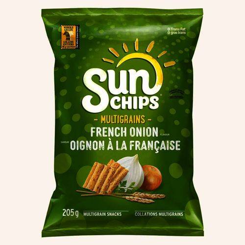 Sunchips collations à l'oignon à la française (205g) - multigrain french onion snacks (205 g)