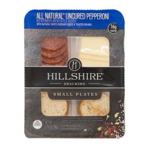 Hillshire Farms Small Plates Uncured Pepperoni with Natural White Cheddar Cheese 2.76oz