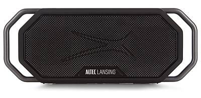 Altec Lansing Wireless Bluetooth HydraWave Speaker, BLKLGRY (IMW1032-BLKLGRY-STK-2)