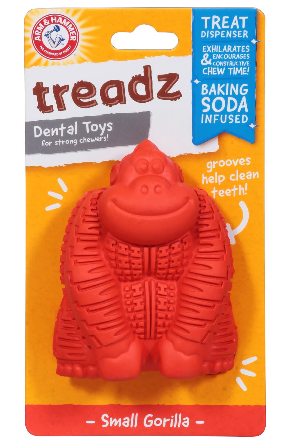 Arm & Hammer Treadz Small Gorilla Dental Toys (5.01 oz)