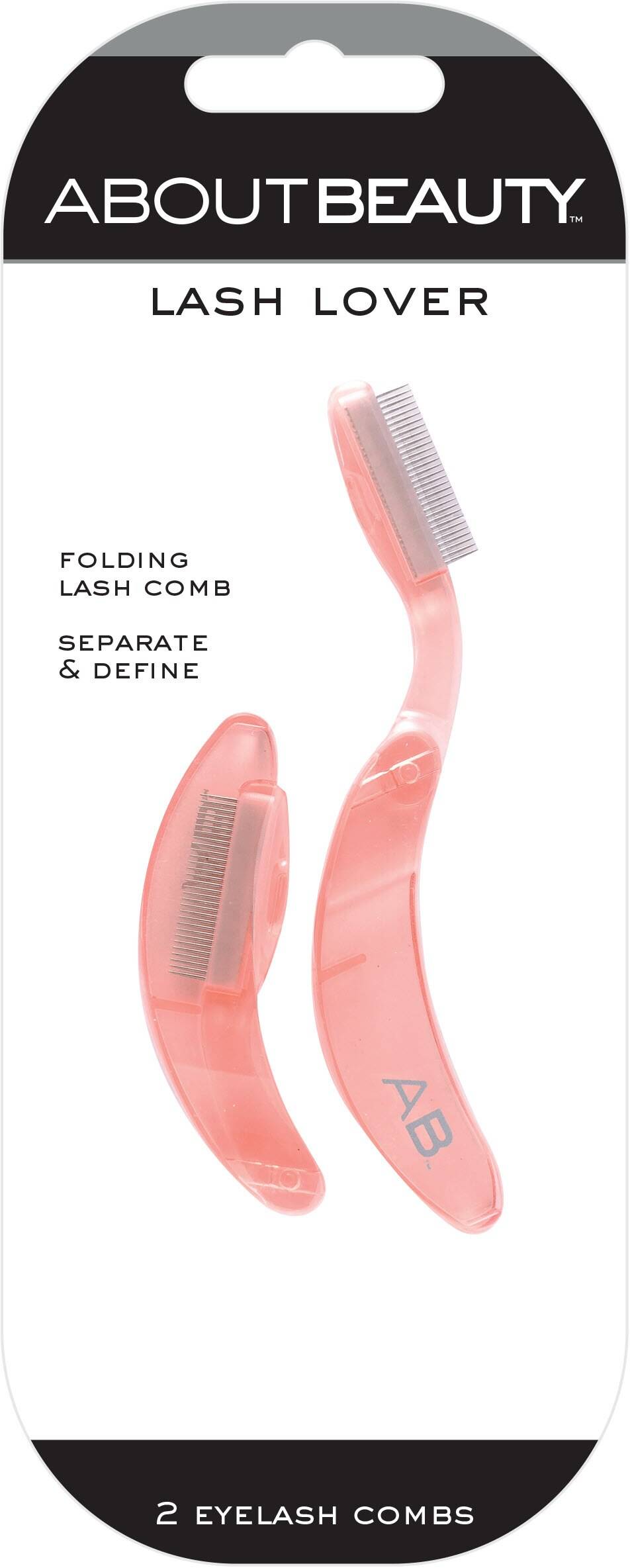 About Beauty Lash Lover Travel Size Folding Eye Lash Comb & Brush
