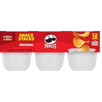 Pringles Snack Stacks Original Potato Crisps Chips - 8oz/12ct