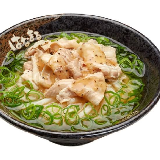 塩豚ねぎうどん