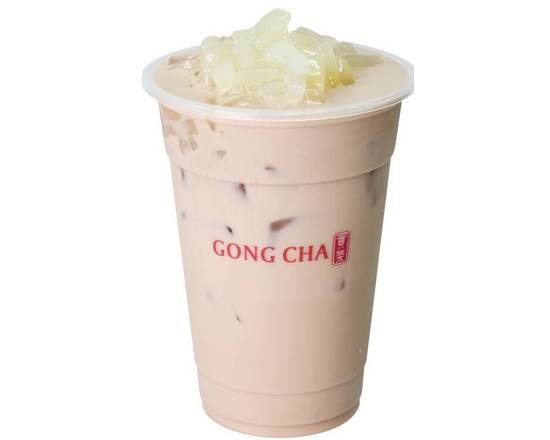 Milk Tea with Coconut Jelly