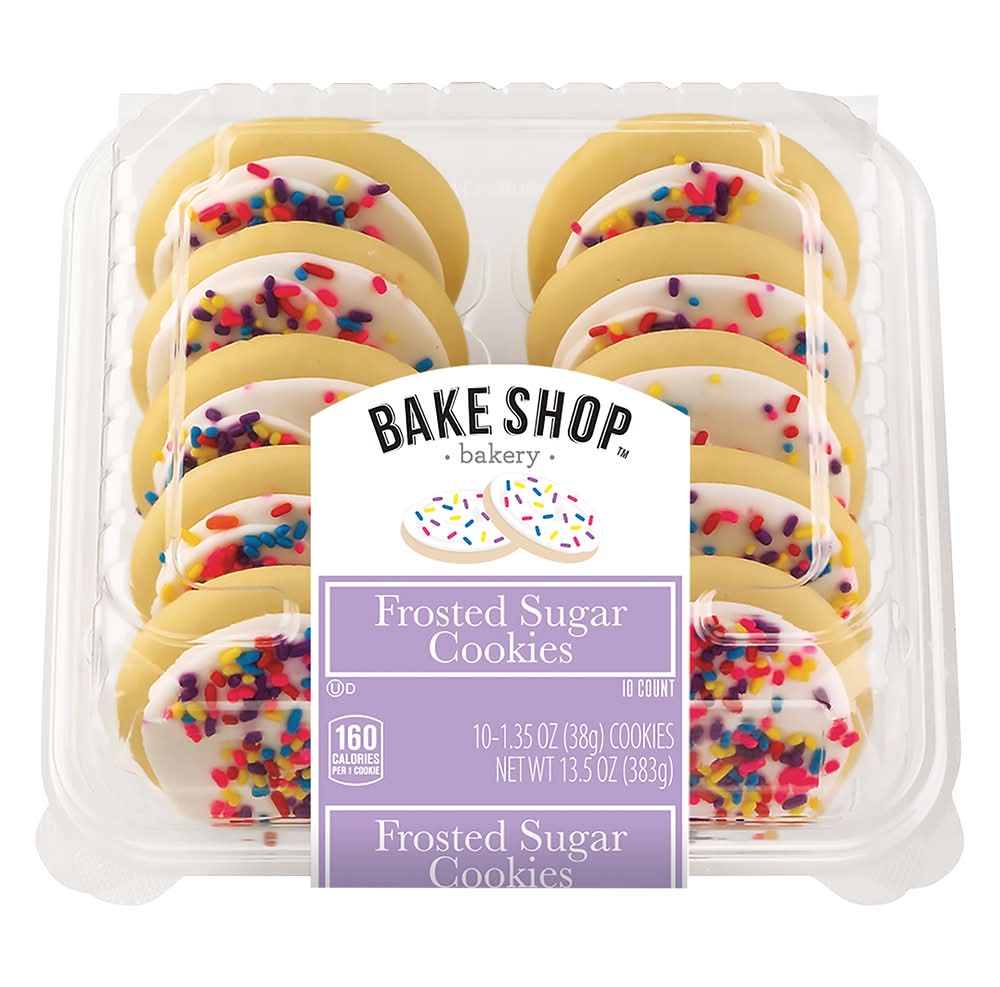 Bake Shop Frosted Sugar Cookies (10 x 1.35 oz)
