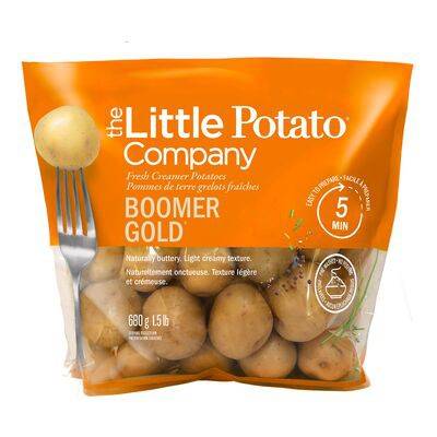 The little potato company pommes de terre grelots fraîches boomer gold (680 g) - baby boomer gold potatoes (680 g)