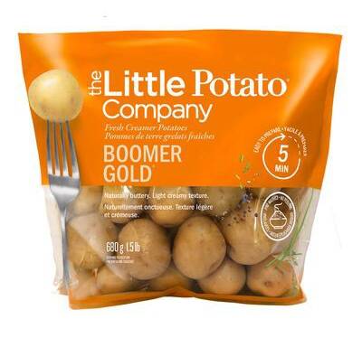 The little potato company pommes de terre grelots fraîches boomer gold (680 g) - baby boomer gold potatoes (680 g)