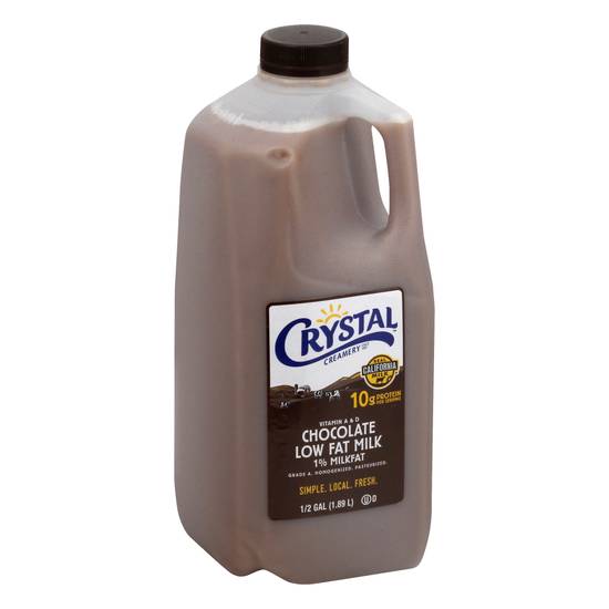 Crystal Creamery 1% Lowfat Chocolate Milk (1/2 gal)