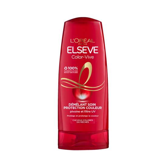 ELSEVE - Après shampooing - Color vive - Démélant - Cheveux colorés ou méchés - 240ml