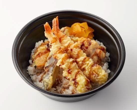 特製天重（えび、ナス、かぼちゃ、とり天）