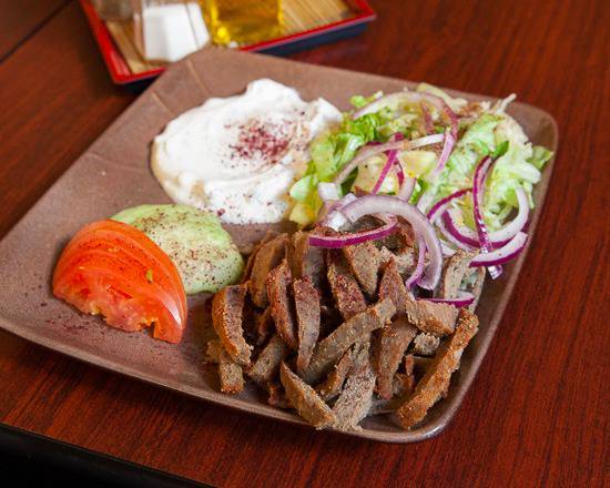 Lamb and Beef Gyros Platter