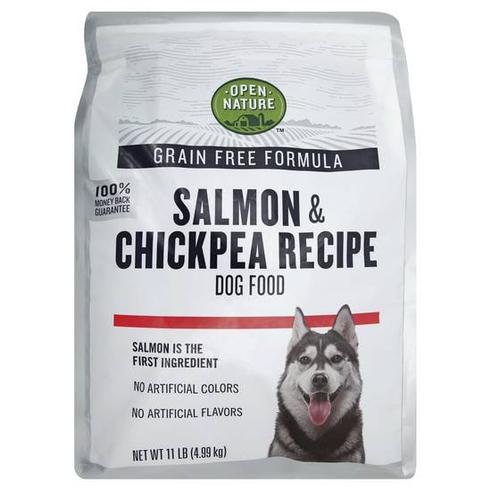 Open Nature Grain Free Salmon & Chickpea Recipe Dog Food (11 lbs)