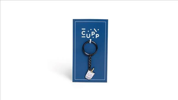 CUPP Keychain - Taro Milk Tea