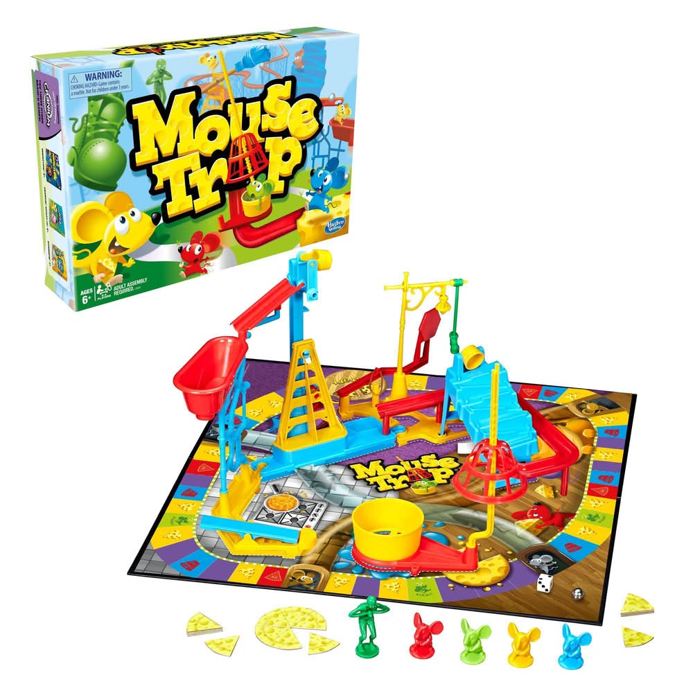 Hasbro Gaming Mouse Trap Board Game