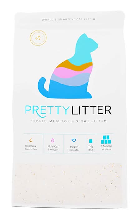 PrettyLitter Health Monitoring Unscented Cat Litter, 8 lbs.