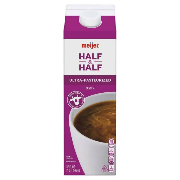 Meijer Ultra-Pasteurized Half & Half Creamer (32 fl oz)