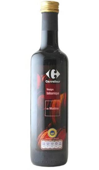Vinaigre balsamique de Modène CARREFOUR - la bouteille de 50cl