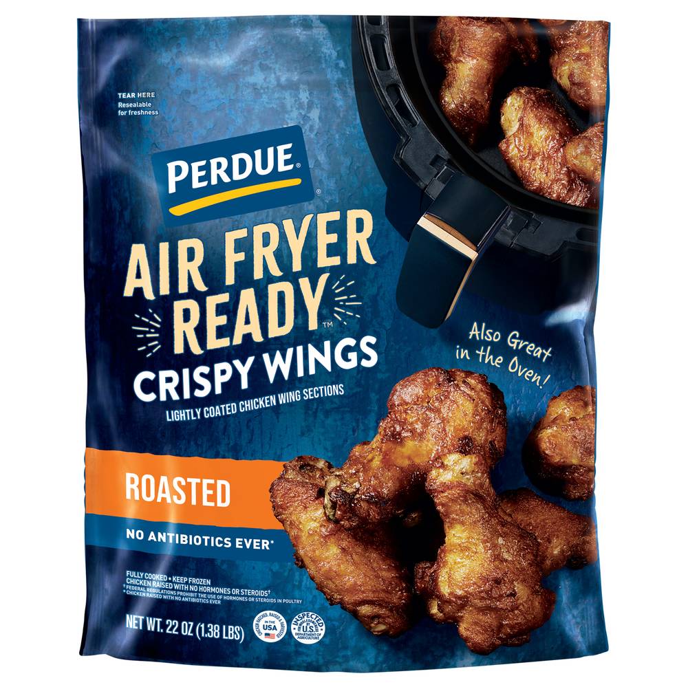 Perdue Air Fryer Ready Crispy Chicken Wings, Roasted (22 oz)