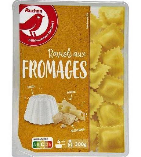 Ravioli aux fromages - auchan - 300g