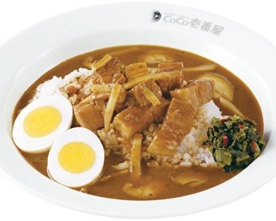 五香粉香る魯肉スパイスカレー＋ゆでタマゴ Five-spice powder flavored minced pork spicy curry with hard boiled egg