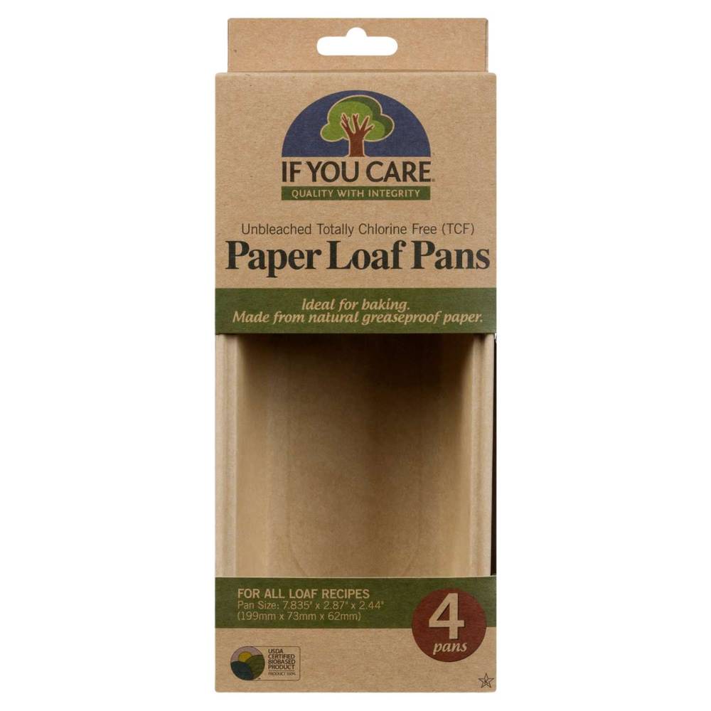 If You Care Unbleached Paper Loaf Pans (4 CT)