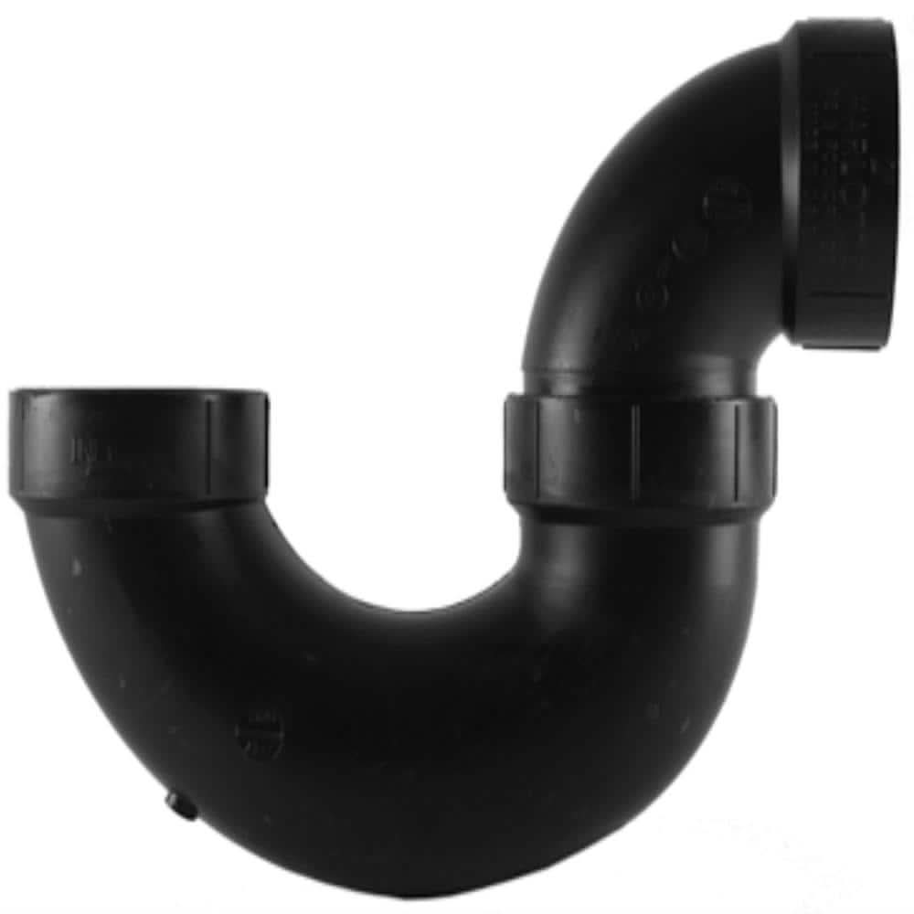 Charlotte Pipe 1-1/2-in ABS DWV Fitting for Non-Potable Water, Black, Schedule 40, NSF Safety Listed