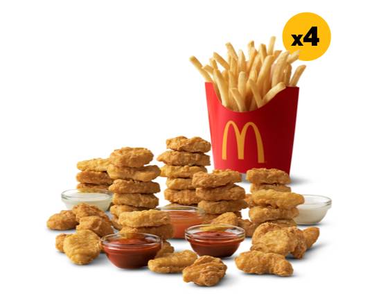40 pc. Chicken McNugget® & 4 Medium Fries