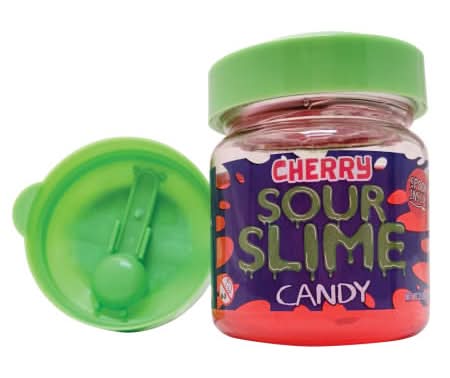 Cherry Sour Slime Candy 3.5oz