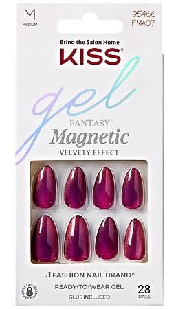 KISS Ready To Ware Gel Fantasy Magnetic Nails Set, Stream