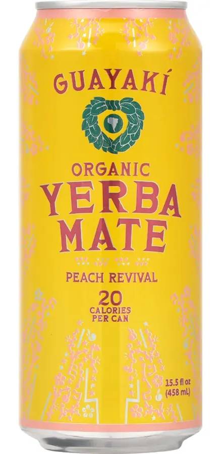 Guayaki Yerba Mate Peach Revival