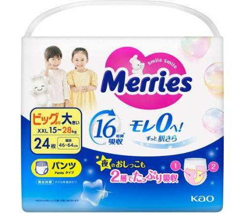 メリーズ　エアスルー　パンツ　ビッグより大きいサイズ　２４枚:4901301442918