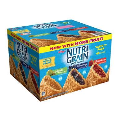 Kellogg's - Nutrigrain Variety Club - 48 Ct (1 Unit per Case)