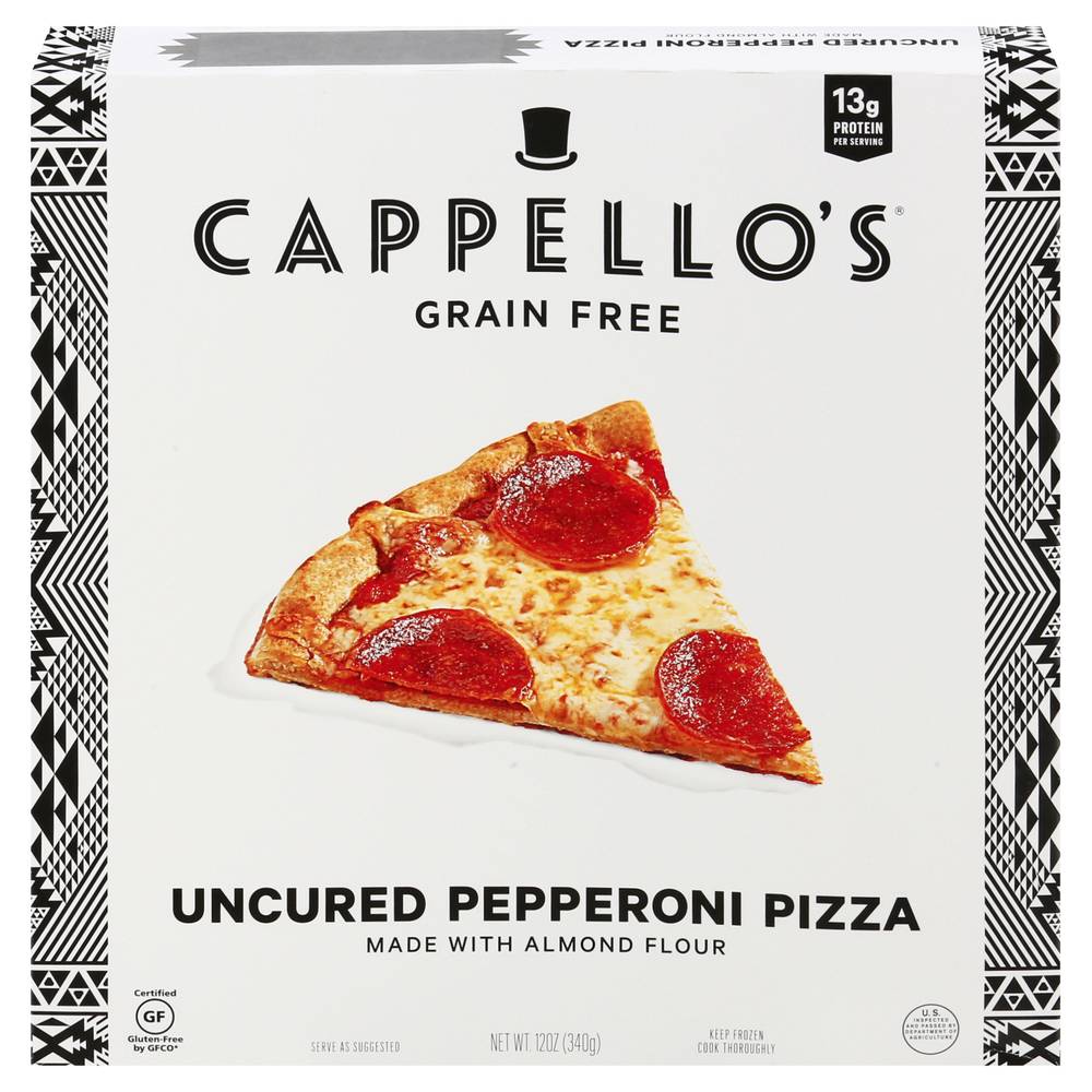 Cappello's Uncured Pepperoni Pizza (12 oz)