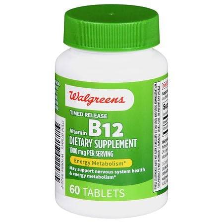 Walgreens Vitamin B12 1000 Mcg Tablets(60 Ct)