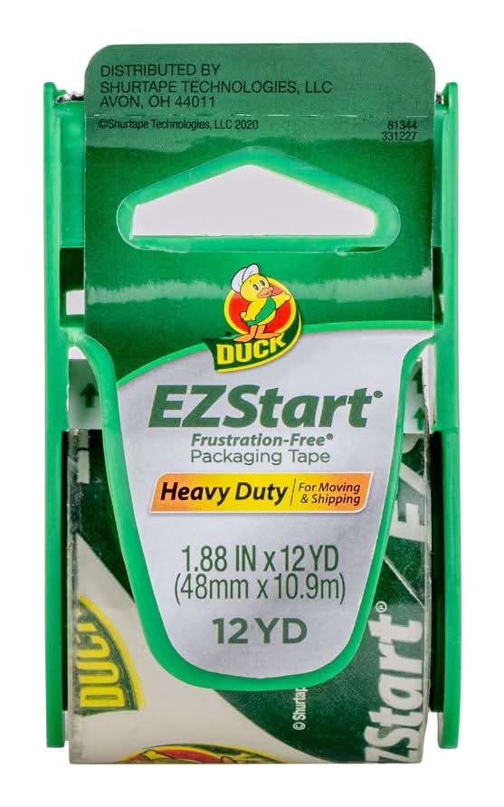 Duck EZ Start Packing Tape, 12 yd.