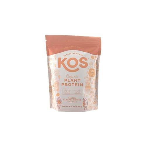 Kos Salted Caramel Coffee Flavored Plant Protein (18 oz)