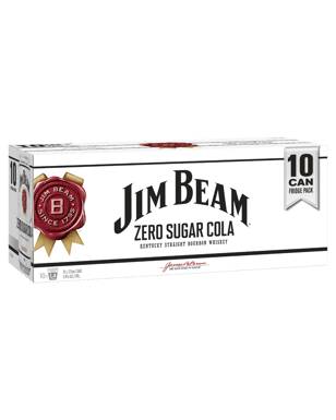 Jim Beam Zero Cola Can 10x375ml