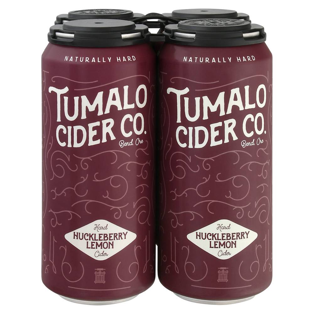 Tumalo Cider Co. Huckleberry Lemon Hard Cider (4 x 16 fl oz)