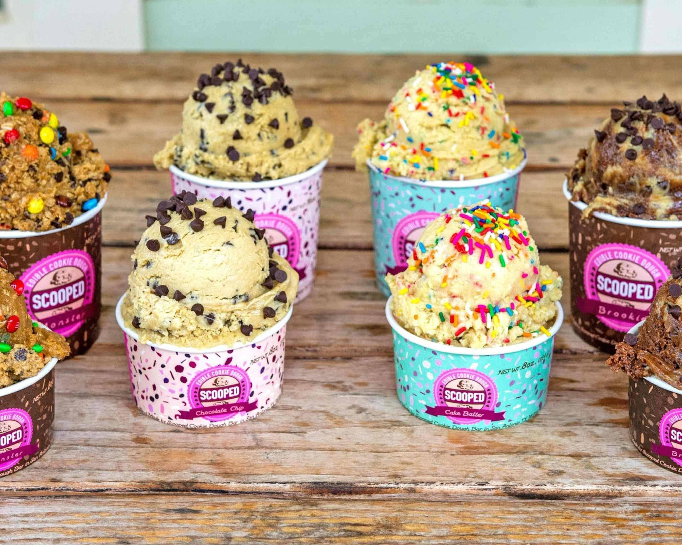 Order Scooped Cookie Dough Bar (DEN111) Menu Delivery【Menu & Prices