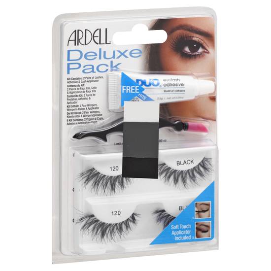 Ardell Deluxe pack Eyelashes 120 Black