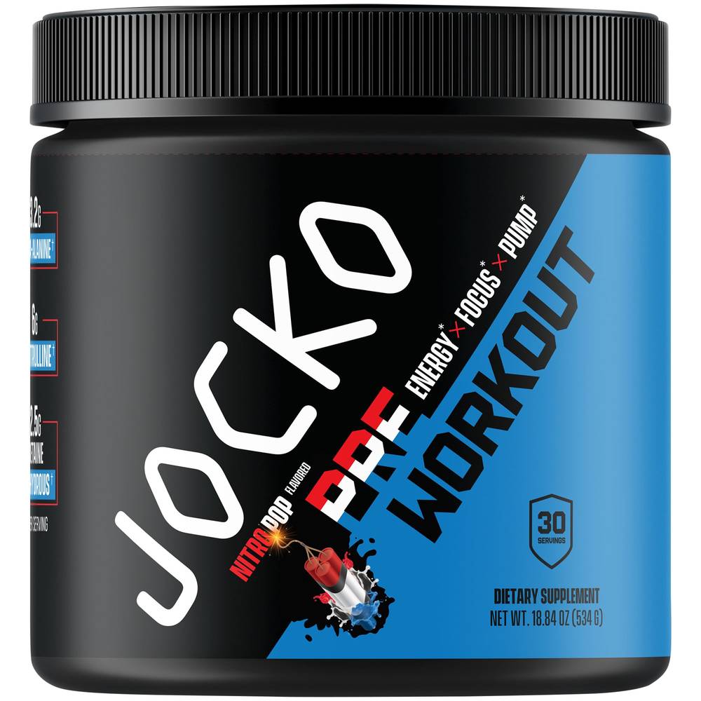 Jocko Pre-Workout - Nitro Pop(18.84 Ounces Powder)