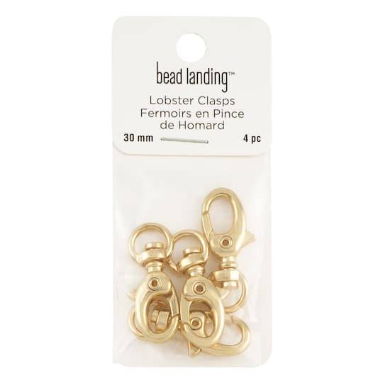 30Mm Gold Lobster Clasps By Bead Landing