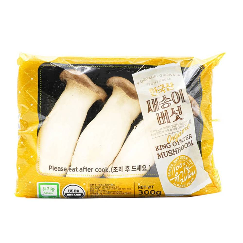 Korean Organic King Oyster Mushrooms (300 g)