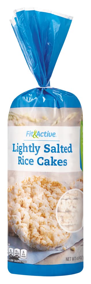 Fit & Active Rice Cakes, Lightly Salted (4.9 oz)