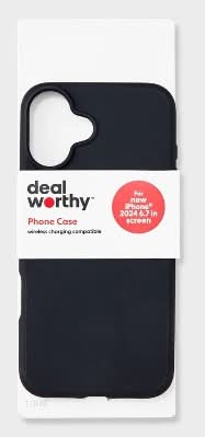 Dealworthy Apple Iphone 16 Plus Case, Black