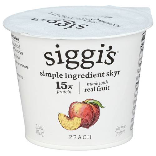 Siggi's Peach Skyr Yogurt